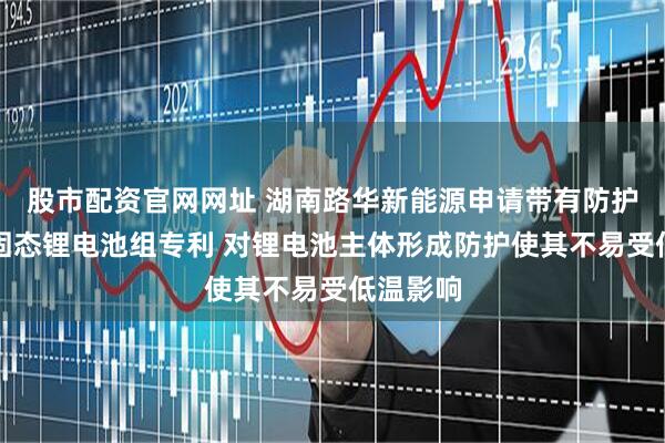股市配资官网网址 湖南路华新能源申请带有防护功能的固态锂电池组专利 对锂电池主体形成防护使其不易受低温影响